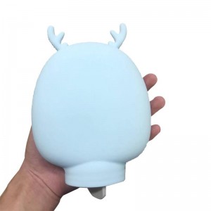 Μπουκάλι θερμού σιλικόνης, μπουκάλια ζεστού νερού για ανακούφιση από τον πόνο, εμμηνορροϊκές κράμπες, λαιμό και ώμους, ζεστό και κρύο πακέτο για ζεστή και κρύα θεραπεία και θερμότερη, μπουκάλι θερμού σιλικόνης με μαλακό καπάκι