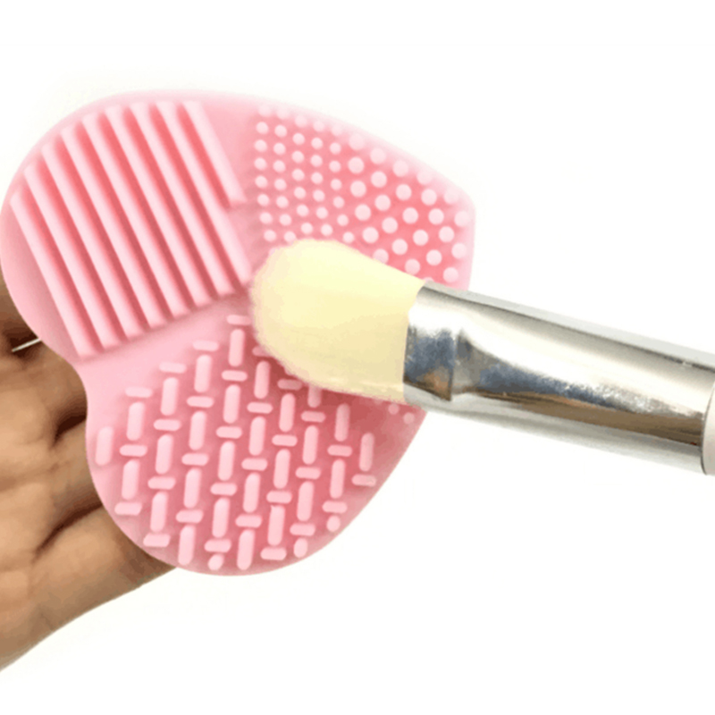 Μακιγιάζ βούρτσα καθαριστική καρδιά σιλικόνη πολλαπλών στίξη επιφάνεια μακιγιάζ καθαρισμό βασικό εργαλείο καθαρισμό εργαλείων