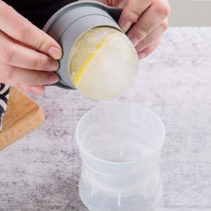 Μεγάλα σφαιρικά καλούπια πάγου κατάλληλα για ουίσκι, κοκτέιλ, ποτά καλούπια πάγου, επαναχρησιμοποιήσιμα και εύκολο να καθαριστούν, χωρίς BPA